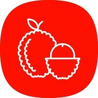 Lychee Vector Icon Design