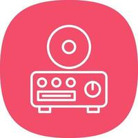 CD player Vector Icon Design