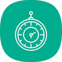 Old watch Vector Icon Design