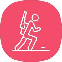 Biathlon Vector Icon Design