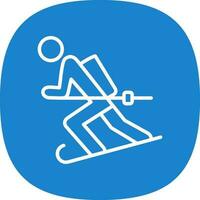 Skis Vector Icon Design