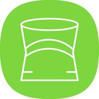Neck gaiter Vector Icon Design
