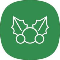 Mistletoe Vector Icon Design