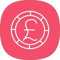 Pound Vector Icon Design