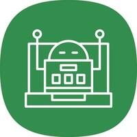 Robot Vector Icon Design