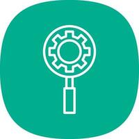 Magnifying glass Vector Icon Design