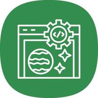 Coding Vector Icon Design