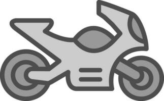 Motorcycle Vector Icon Design