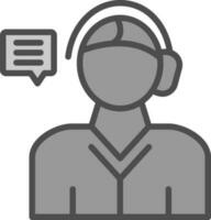 Customer service Vector Icon Design