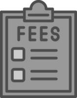 Fees Vector Icon Design