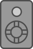 Audio system Vector Icon Design