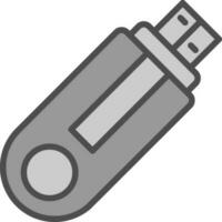 USB Vector Icon Design