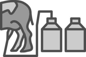 Milking Vector Icon Design