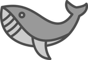 Whale Vector Icon Design