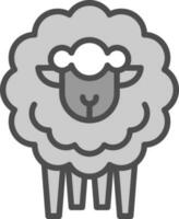 Sheep Vector Icon Design