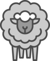 Sheep Vector Icon Design