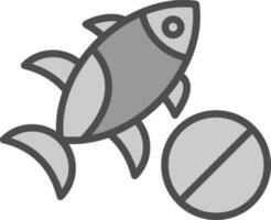 No fishing Vector Icon Design