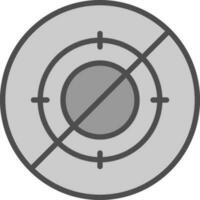 No hunt Vector Icon Design