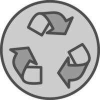 diseño de icono de vector de reciclaje