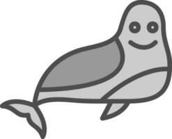 Seal Vector Icon Design