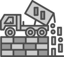 Landfill Vector Icon Design