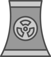 diseño de icono de vector nuclear