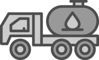 Tanker truck Vector Icon Design