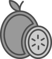 Passion fruit Vector Icon Design