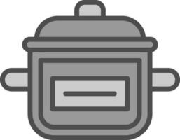 Hot pot Vector Icon Design