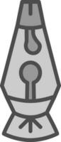 Lava lamp Vector Icon Design