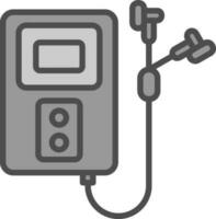 Walkman Vector Icon Design