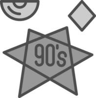 90s vector icono diseño