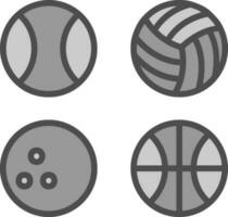 pelotas vector icono diseño