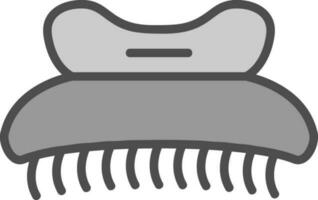 Hair clip Vector Icon Design