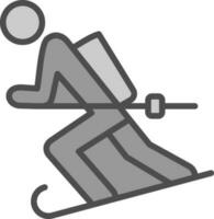 Skis Vector Icon Design