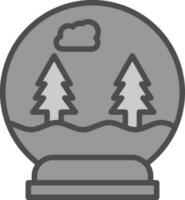 Snowball Vector Icon Design