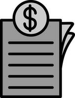 Invoice Vector Icon Design
