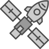 espacio estación vector icono diseño