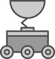 Moon rover Vector Icon Design