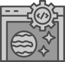 Coding Vector Icon Design