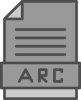 Arc Vector Icon Design