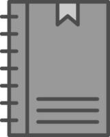 Notebook Vector Icon Design