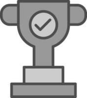 diseño de icono de vector de trofeo