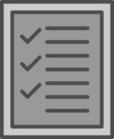 Checklist Vector Icon Design