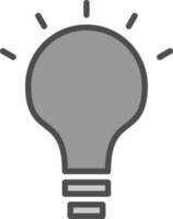 Lightbulb Vector Icon Design
