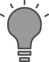 Lightbulb Vector Icon Design