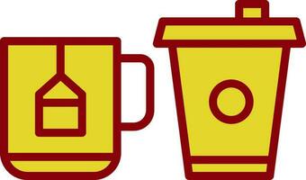 Cups Vector Icon Design