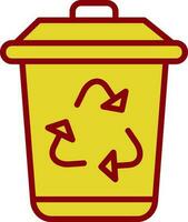 Recycle bin Vector Icon Design