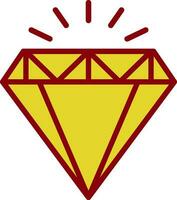 diseño de icono de vector de diamante