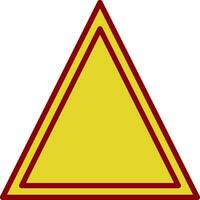 diseño de icono de vector de triángulo